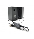 Колонки 2.0 Kisonli T-004 для ПК и ноутбука, USB + 3.5mm, 2x3W, 20Hz- 20KHz, Black, BOX, Q40