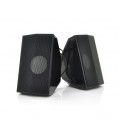 Колонки 2.0 Kisonli S-333 для ПК и ноутбука, USB + 3.5mm, 2x3W, 20Hz- 20KHz, Black, BOX, Q50
