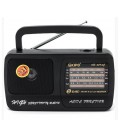 Радиоприемник KIPO KB-409, FM радио, AUX, корпус пластмасс, Black, BOX