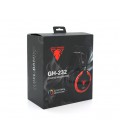 Наушники проводные с подсветкой Jedel GH-232, с микрофоном, Black, Box