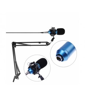 Микрофон проводной BM-800 со звуковой картой USB NB-35, BOX Q8