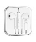 Наушники проводные HOCO M111, разъем Lighting, 1.2m, White, Box