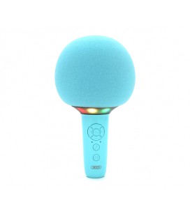 Микрофон беспроводной XO-BE50, RGB Led, Blue, BOX