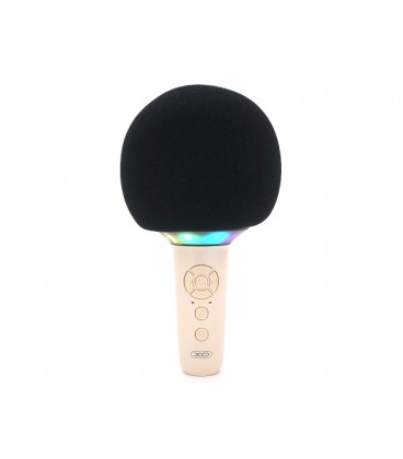 Микрофон беспроводной XO-BE50, RGB Led, White, BOX