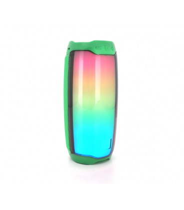 Беспроводной Bluetooth динамик PULSE 4 LED, 10W, 4000mAh, дистанция-10m, Green, Corton BOX