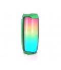 Беспроводной Bluetooth динамик PULSE 4 LED, 10W, 4000mAh, дистанция-10m, Green, Corton BOX
