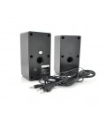 Колонки 2.0 Kisonli AС-9002BT, для ПК и ноутбука, питание 220V + jack 3.5mm, 2x3W, 20Hz- 20KHz, со встроенным усилителем, blueto