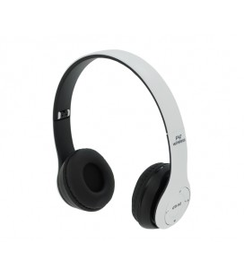 Беспроводные Bluetooth наушники P47 Led, Black/White
