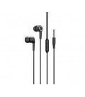 Наушники проводные HOCO M104, разъем Jack3.5, 1.2m, Black, Box