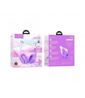 Беспроводные Bluetooth наушники HOCO W42, White/Purple, Box