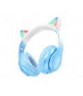Беспроводные Bluetooth наушники HOCO W42, White/Blue, Box