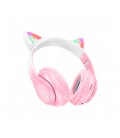 Беспроводные Bluetooth наушники HOCO W42, White/Pink, Box