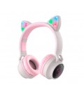 Беспроводные Bluetooth наушники HOCO W27, Pink/Gray, Box