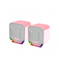Колонки Fantech 2.0 USB GS202 SAKURA EDITION, Pink, Color Box