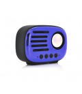 Колонка A4 Bluetooth 4.1 до 10m, 1х5W, 4Ω, 600mAh, ≥90dB, TF card/USB, DC 5V, Blue