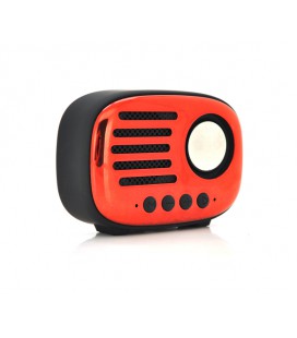 Колонка A4 Bluetooth 4.1 до 10m, 1х5W, 4Ω, 600mAh, ≥90dB, TF card/USB, DC 5V, Red