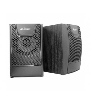 Колонки 2.0 Hotmai A13 USB+3.5mm, 2x3W, 20Hz- 18KHz, с регулятором громкости, Black, BOX, Q24