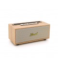 Колонка Kisonli G12A Bluetooth 5.0, 1х8W, 1200mAh, USB/TF/BT/AUX, DC: 5V/1A, Wooden, BOX, Q40