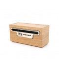 Колонка Kisonli G12A Bluetooth 5.0, 1х8W, 1200mAh, USB/TF/BT/AUX, DC: 5V/1A, Wooden, BOX, Q40