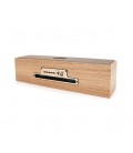 Колонка Kisonli G11A Bluetooth 5.0, 2х5W, 1200mAh, ≥90dB, USB/TF/BT/FM/AUX, DC: 5V/1A, Wooden, BOX, Q20
