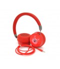 Наушники проводные GORSUN GS-771, Red, Blister