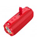 Портативная колонка HOCO HC23 IPX4, BT 5.0, 2x5W, RGB подсветка, Red, Box