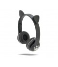 Беспроводные Bluetooth наушники Cat Ear VZV-23M Led, Black