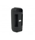 Мощная акустическая система с подсветкой Kimiso QS-A880, 100W, Bluetooth микрофон, встроенный аккум 3700mAh, питание 220В, Black