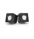Колонки 2.0 Kisonli V410 для ПК и ноутбука, USB + 3.5mm, 2x1.5W, 20Hz- 20KHz, Black, BOX, Q80