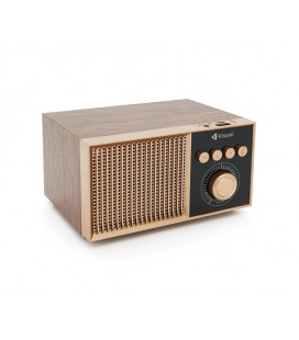 Колонка Kisonli G10 Bluetooth 5.0, 1х5W, 1200mAh, USB/TF/BT/FM/AUX, DC: 5V/1A, Wooden, BOX, Q50