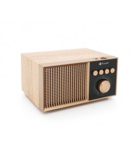 Колонка Kisonli G10 Bluetooth 5.0, 1х5W, 1200mAh, ≥90dB, USB/TF/BT/FM/AUX, DC: 5V/1A, Red-Wood, BOX, Q50