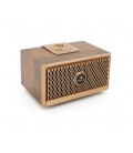 Колонка Kisonli G2 Bluetooth 5.0, 1х10W, 1200mAh, USB/TF/BT/FM/AUX, DC: 5V, Dark wood, BOX, Q40