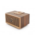 Колонка Kisonli G2 Bluetooth 5.0, 1х10W, 1200mAh, USB/TF/BT/FM/AUX, DC: 5V, Dark wood, BOX, Q40