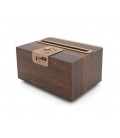 Колонка Kisonli G1 Bluetooth 5.0, 2х10W, 1500mAh, USB/TF/BT/FM/AUX, DC: 5V, Dark wood (Brown), BOX, Q24
