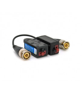 Пассивный приемопередатчик видеосигнала HD-CVI/TVI/AHD, 1080P - 3/4/5MP, 250 метров, на зажимах, цена за пару, Q100/500