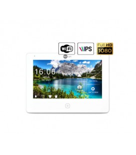 7ми дюймовый сенсорный Full HD видеодомофон с WiFi LAN и памятью NeoLight ALPHA HD WF белый