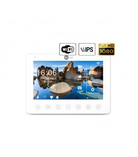 7ми дюймовый Full HD видеодомофон с WiFi LAN и возможностью просмотра архива с телефона NeoLight OMEGA+ HD WF белый