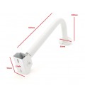 Кронштейн для камеры PiPo PP- 20*60L, с поворотом для камеры, белый, металл