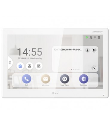 10' IP Android видеодомофон WIFI с памятью Hikvision DS-KH9510-WTE1(B)