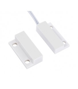 Проводной магнитоконтактный датчик Геркон- украинское производство (для дверей или окон. С проводом. Контакт NC), Q20