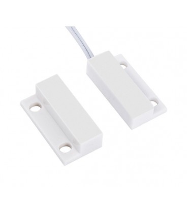 Проводной магнитоконтактный датчик Геркон- украинское производство (для дверей или окон. С проводом. Контакт NC), Q20