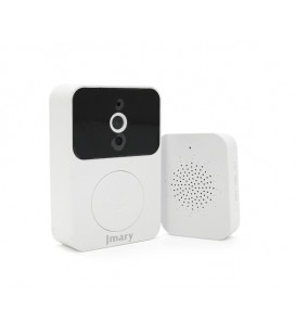 Безпроводной видеозвонок Jmary MF-5 с Wi-Fi, встроенный аккум 800mAh, White, Box