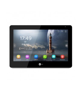 10ти дюймовый гибридный IP/AHD видеодомофон нового поколения NeoLight MEZZO Hybrid черный