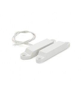 Магнитоконтактный Датчик накладной ЭСМК-4 .контакт NO. пластик, 58х12x11мм белый цена за 1шт