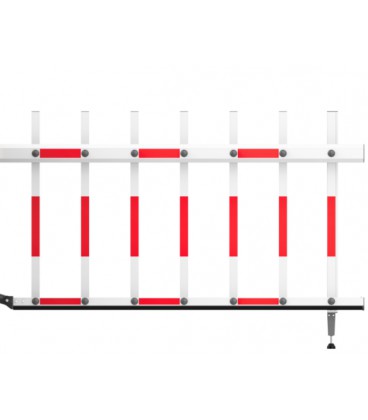Штора решетка BRAZZERS под стрелу для шлагбаума составная цена за 1 метр ( макс длинна 6м )