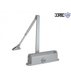 Доводчик DT-536 усилие 65-150 кг размер 248x45x72, серебро