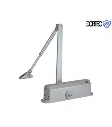 Доводчик DT-536 усилие 65-150 кг размер 248x45x72, серебро