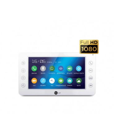 7ми дюймовый Full HD видеодомофон с памятью NeoLight KAPPA+ HD белый