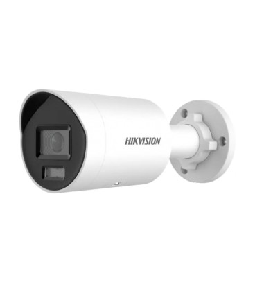 4МП цилиндрическая ColorVu Smart Dual-Light камера с SD картой Hikvision DS-2CD2047G2H-LIU (eF) (2.8мм)