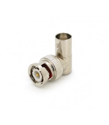 Разъем BNC-M - BNC-F угловой Q100